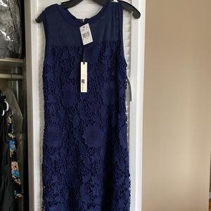Kut from the Kloth dress navy, lace